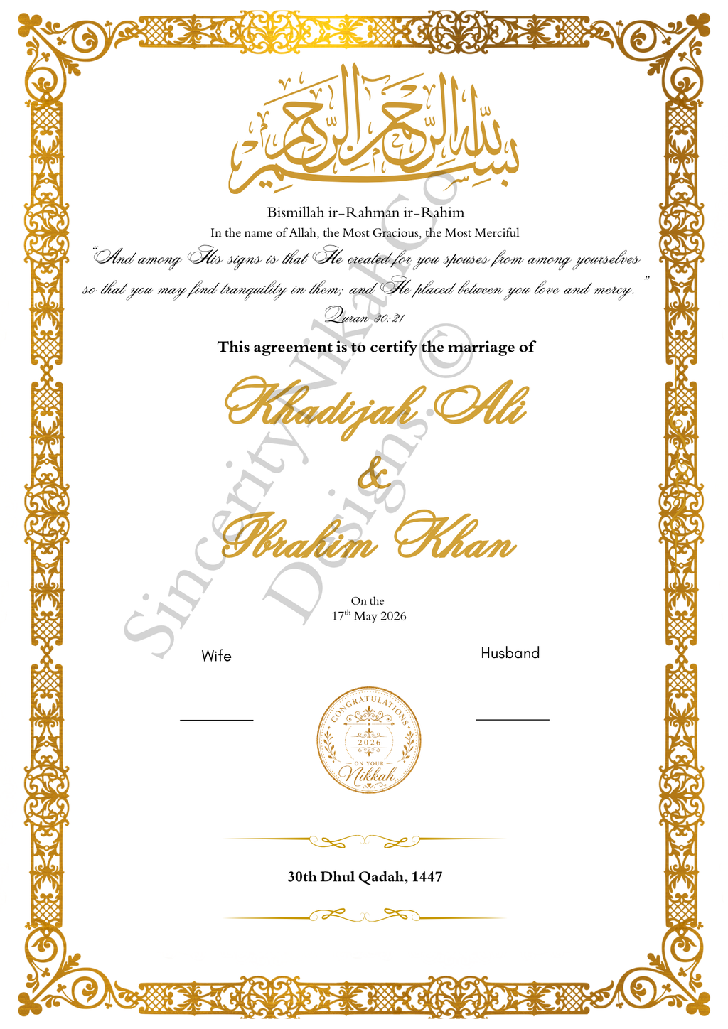 Zahabi Design (A4)
