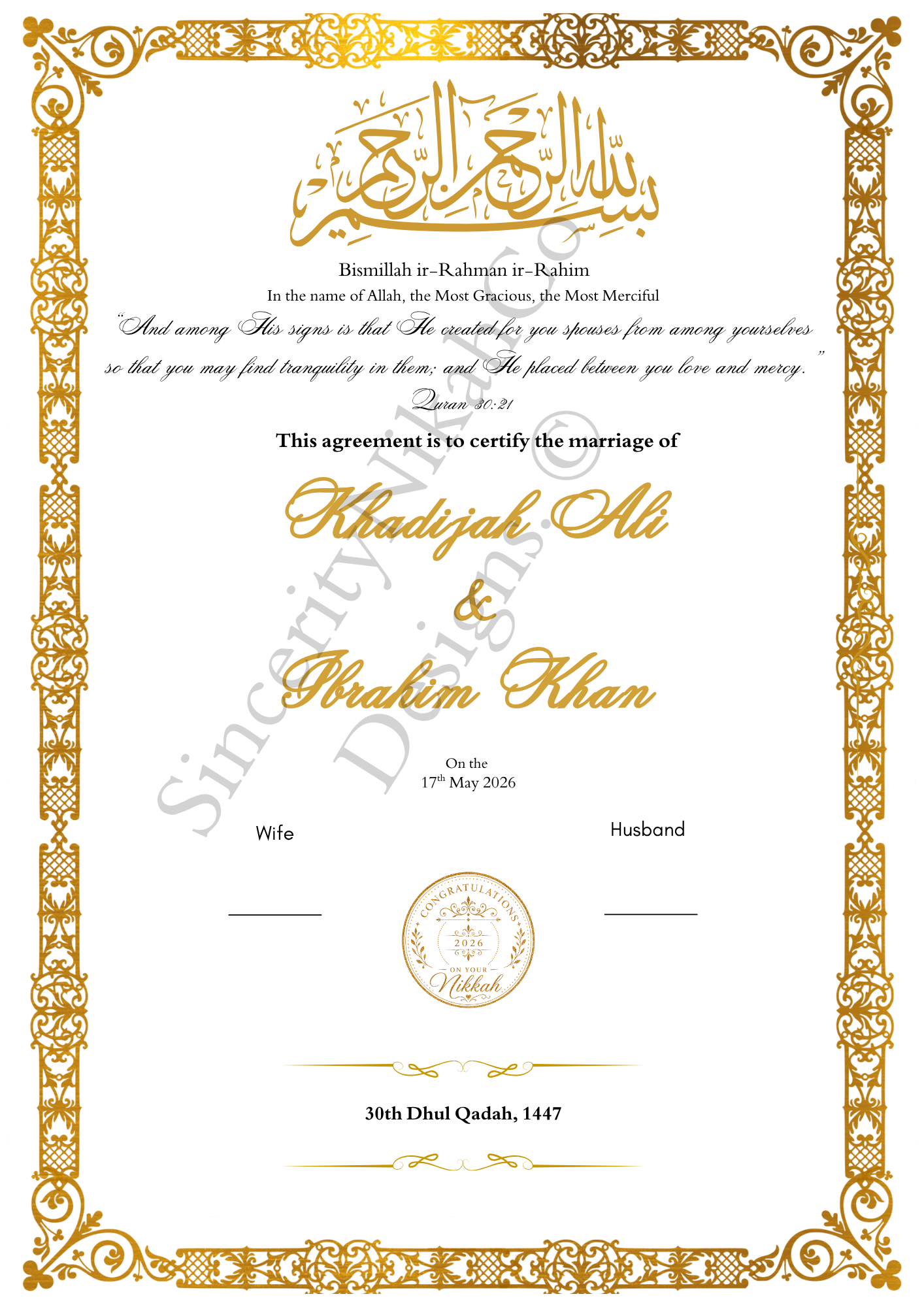 Zahabi Design (A4)